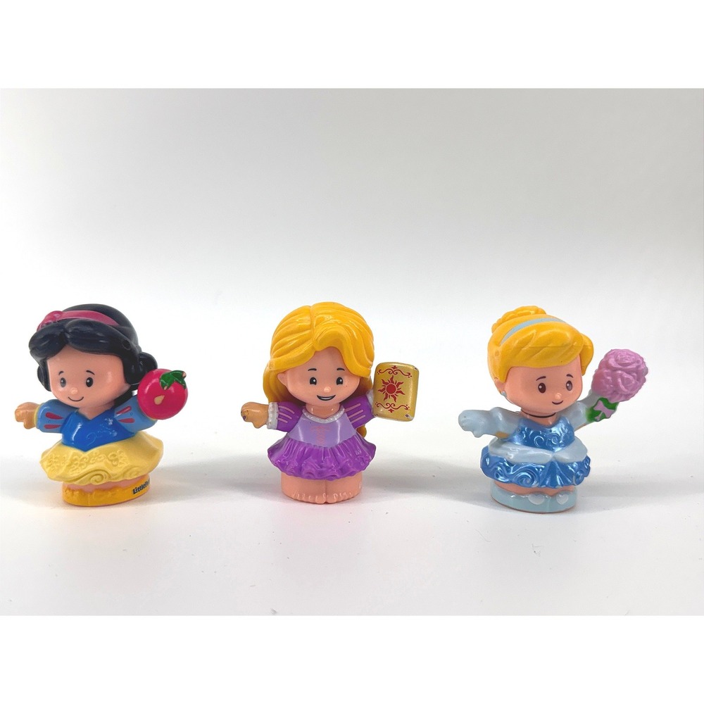 Fisher Price Little People DISNEY PRINCESS LOT Talkers - Rapunzel Cinderella